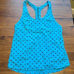 Vintage Seawheeze Lululemon Blue Patterned logo Tank